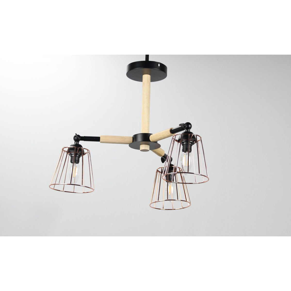 LAMP. TECHO NEGRO 3L E14 40W