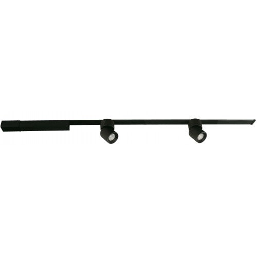Lámpara Led Techo Riel Negro 2L 6W 100-240V 3000K (Riel Magnético Incluido)