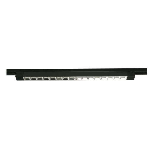 LAMP. LED PARA RIEL DE 2 CABLES NEGRO 100-240V 40W 4000K