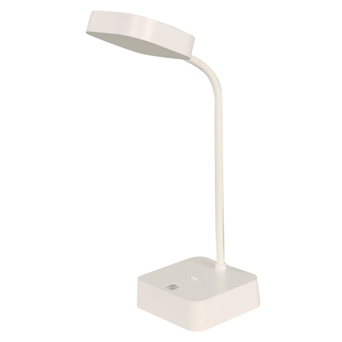 LAMP. LED ESCRITORIO BLANCO 7W 5V 3000K/4000K/6500K RECARGABLE