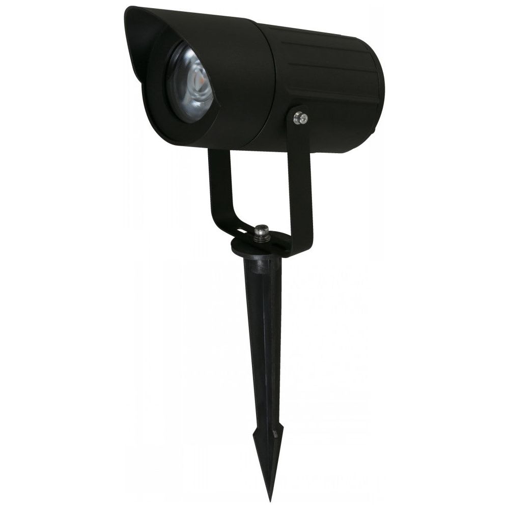 LAMP. LED EXT. ESTACA Y PARED NEGRO 18W 100-240V 3000K DOBLE FUNCION