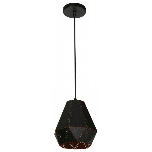 LAMP. TECHO NEGRO 1L E27 60W