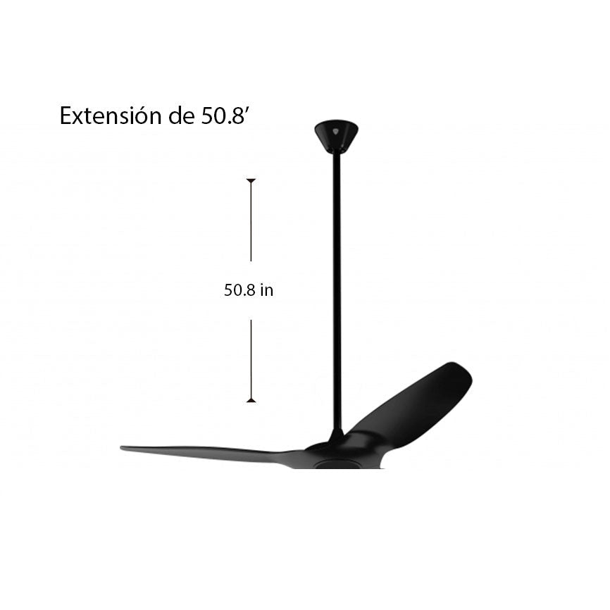 EXTENSIÓN HAYKU L BARRA DE 51' NEGRO