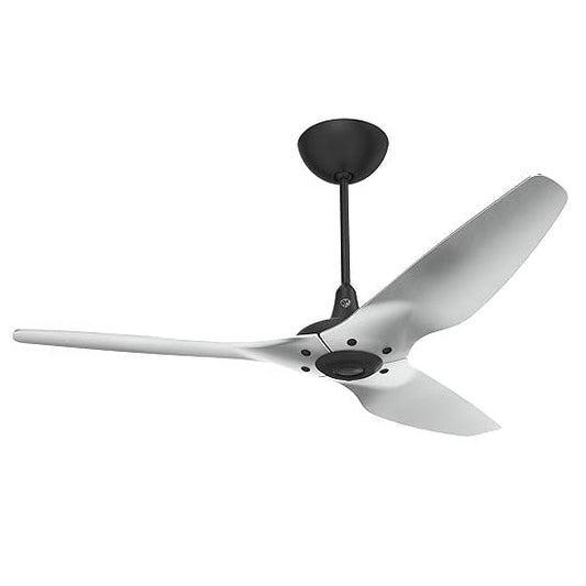 VENTILADOR DE TECHO HAIKU NEGRO 60" ( ASPAS ALUMINIO CEPILADO)
