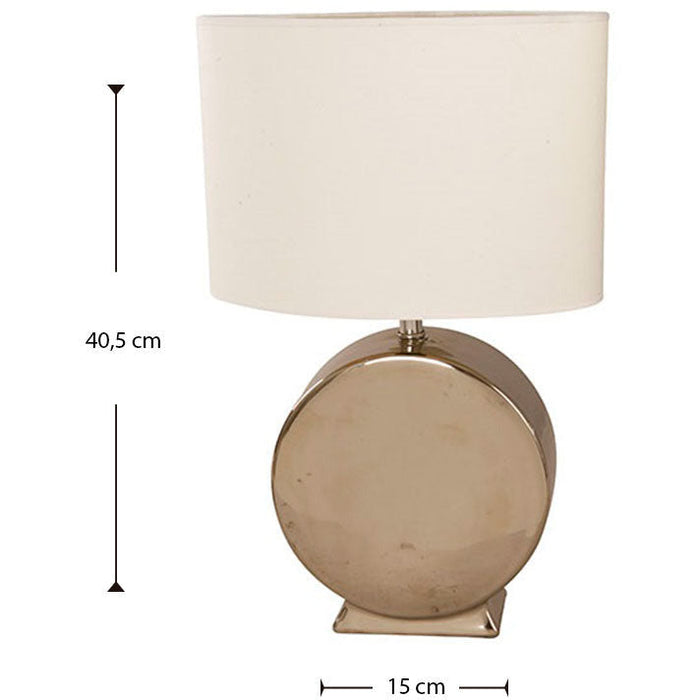 LAMP. MESA CROMO 1L E27 60W