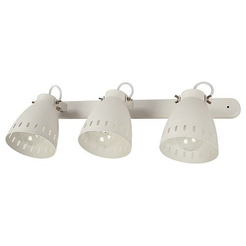 Lámpara Pared Reflectora Blanco 3L E27 60W