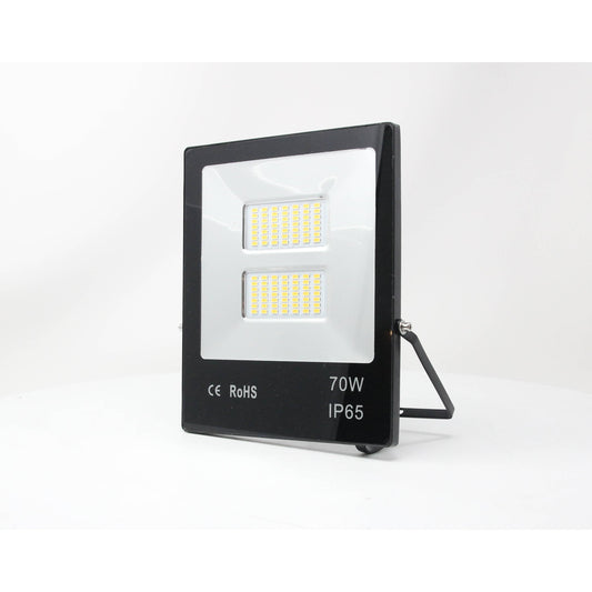 LAMP. LED EXT. REFLECTORA NEGRO 70W 110-240V 3000K (SLIM)
