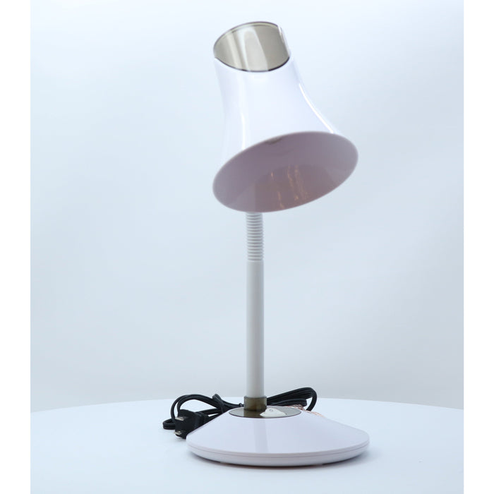 LAMP. ESCRITORIO BLANCO Y NEGRO 1L E27 9W