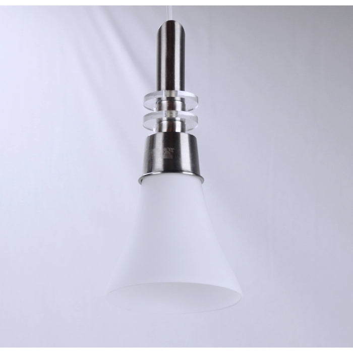 LAMP. COLGANTE BLANCO 1L E27 60W