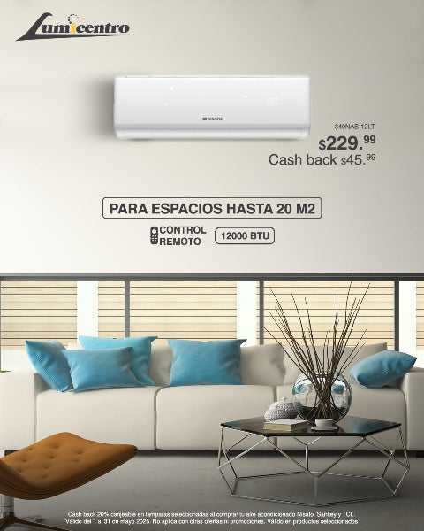 20% de cashback en aires
