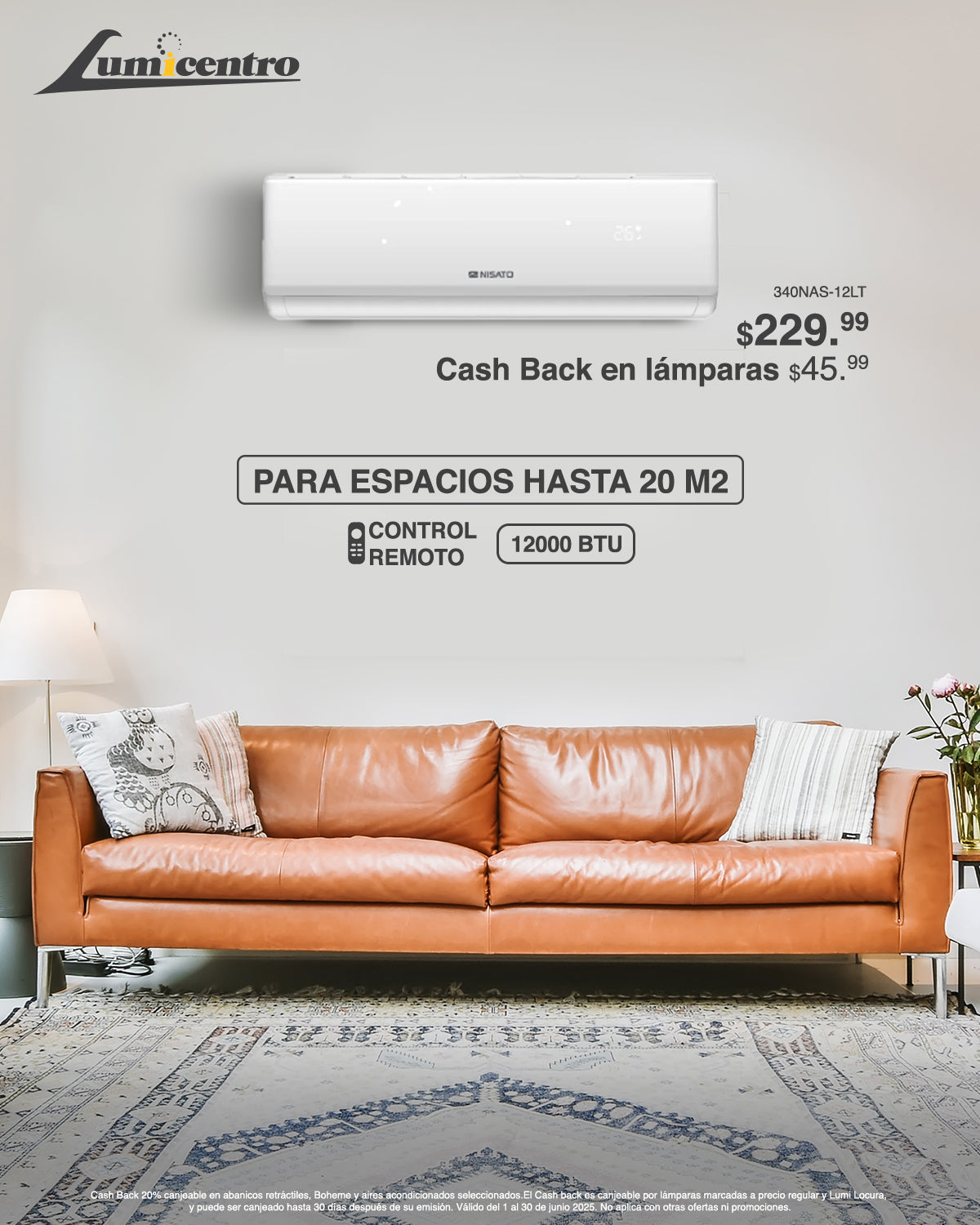 20% de cashback en aires