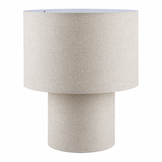 LAMP. DE MESA CREMA 1L E27 40W