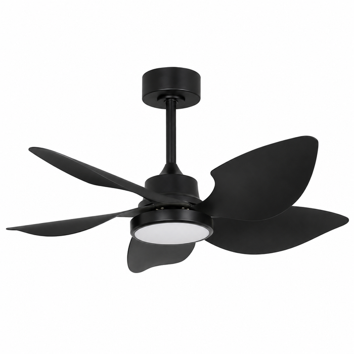 Ventilador LED de Techo Negro 42" DC 22W con Control Remoto