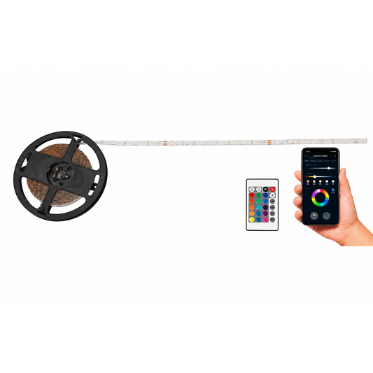 CINTA LUMINOSA LED SMART 10M 7W 100-240V RGB CON APP TUYA CONTROL REMOTO