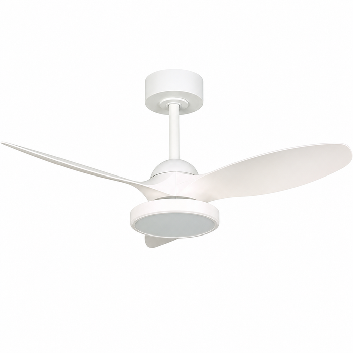 Ventilador de Techo LED Blanco 40" DC 22W CCT con Control Remoto