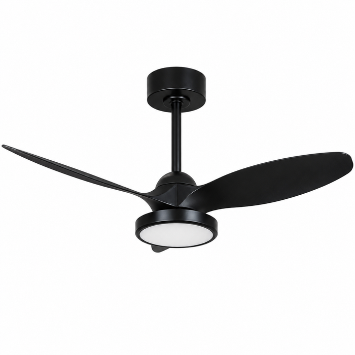 Ventilador de Techo LED Negro 40" DC 22W CCT con Control Remoto