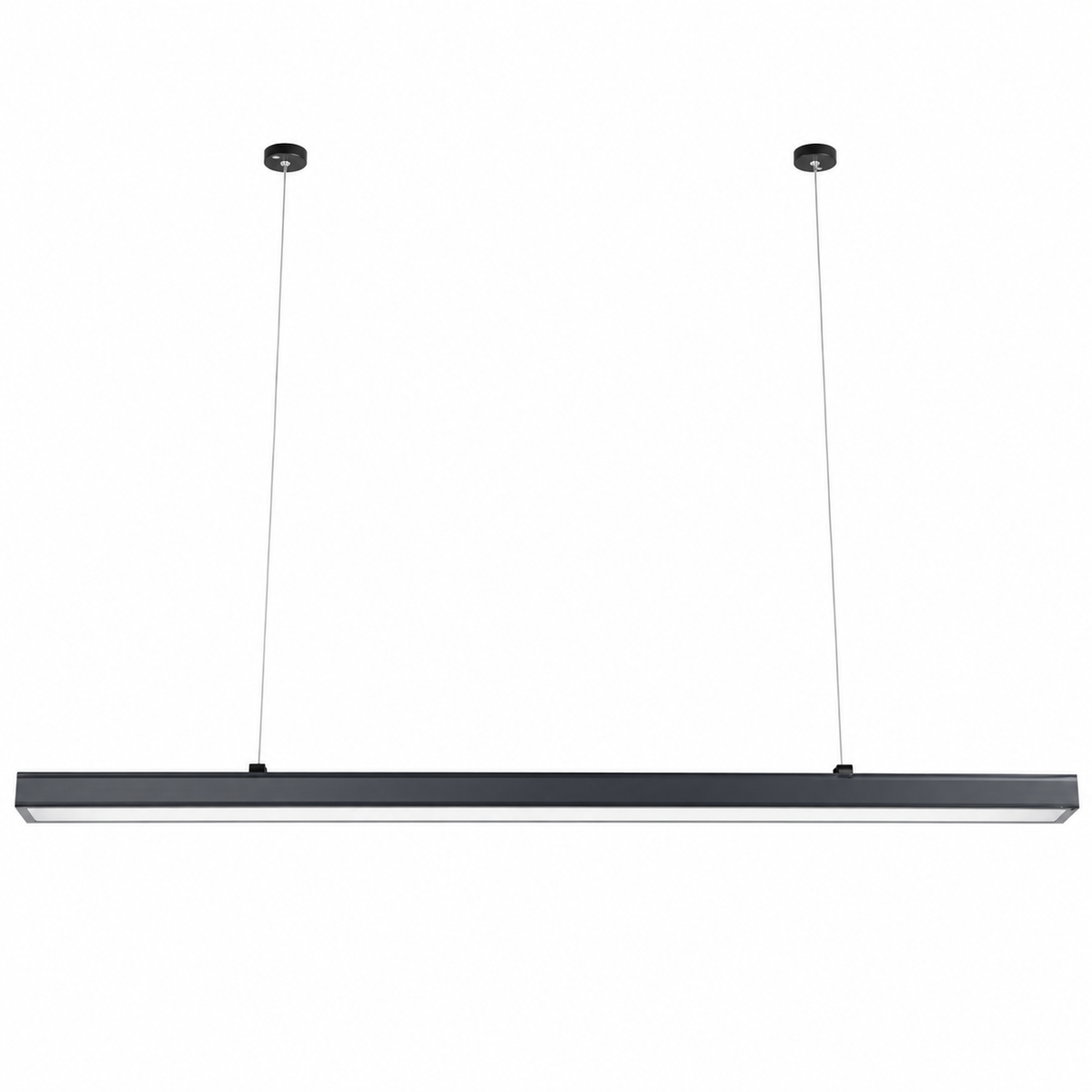 Lámpara LED Colgante Lineal 34W Negra CCT 3000K/4000K/6500K Ajustable 100-240V