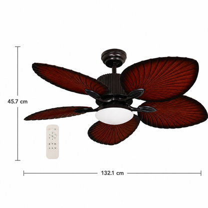 VENTILADOR DE TECHO 52" DC 2L E27 40W 120V CONTROL REMOTO
