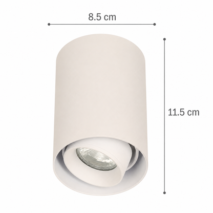 LAMP. DE TECHO BLANCO 1L GU10 10W
