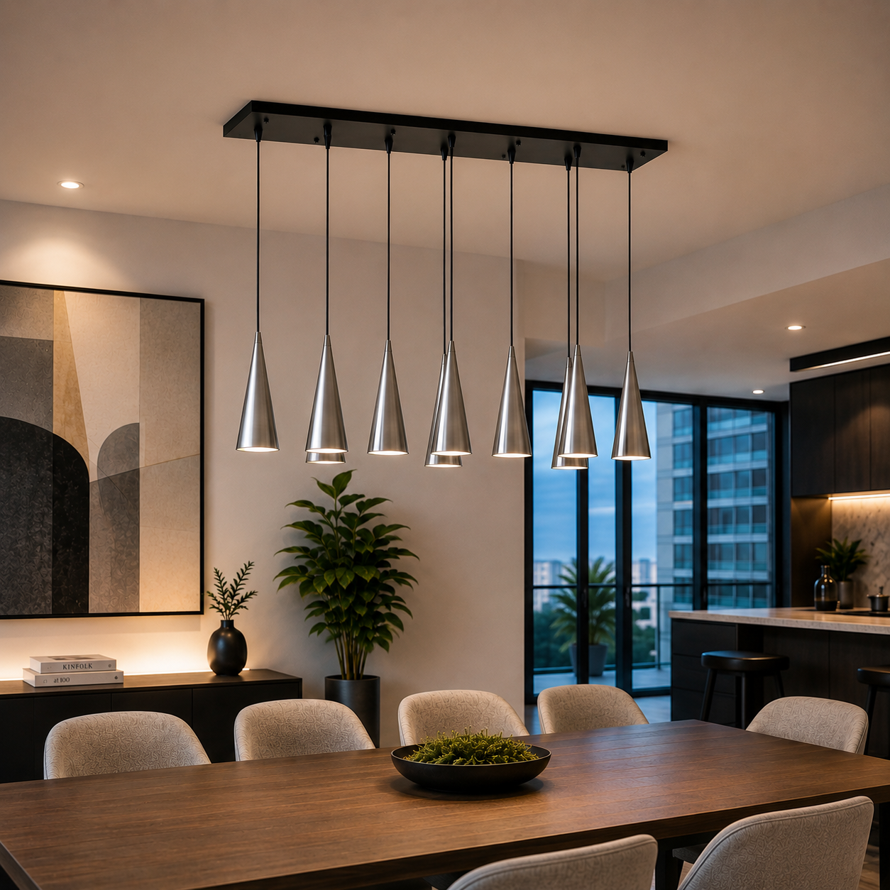 LAMP. COLGANTE NEGRO 10L E27 25W