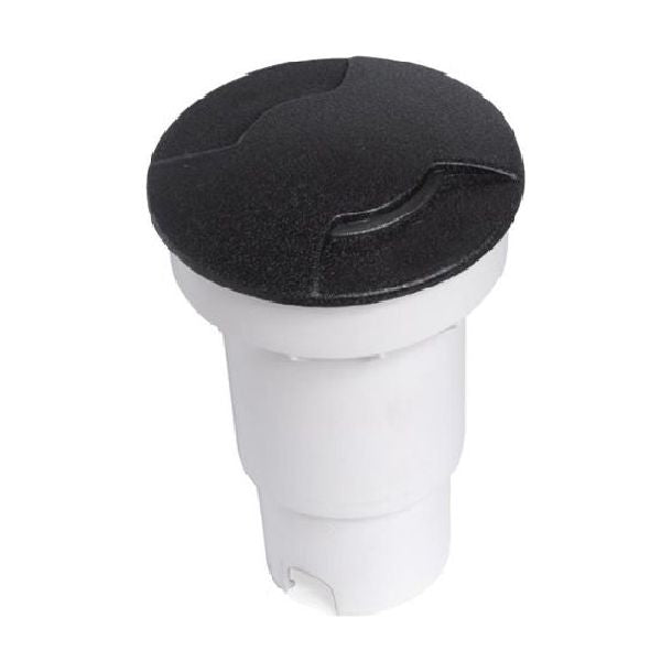LÁMPARA EXTERIOR EMPOTRABLE PISO CECI 90 NEGRO 1L GU10 3.5W CCT