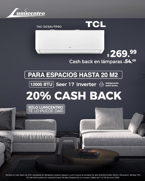 Aires con cashback