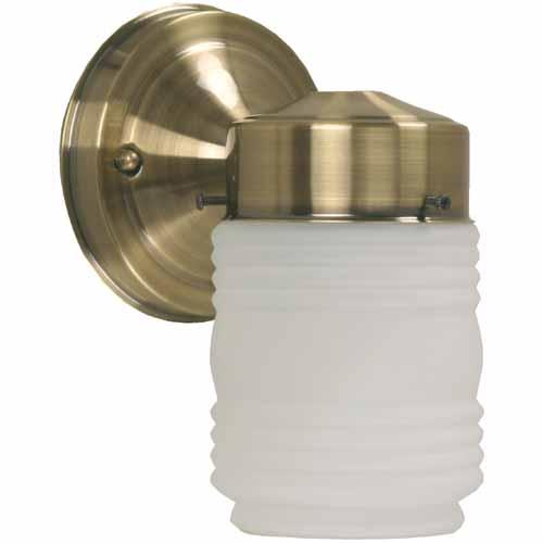 LAMP. PARED BRONCE ANTIGUO 1L E27 60W