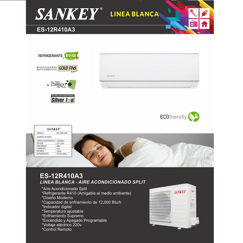 AIRE ACONDICIONADO SPLIT 12000 BTU/h
