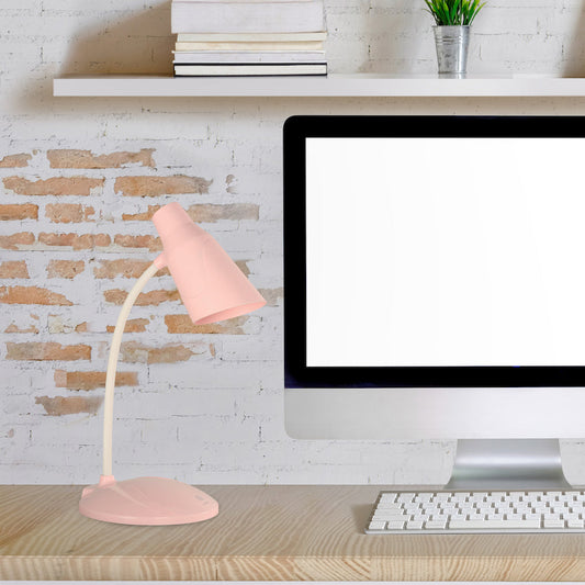 LAMP. LED ESCRITORIO ROSADO 1L 3W 5V 5500K (TOQUE, CON USB)