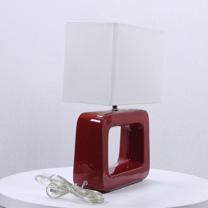 LAMP. MESA ROJO 1L E27 60W