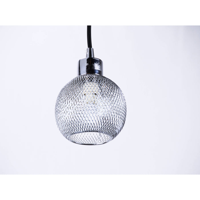 LAMP. COLGANTE CROMO 1L 40W 120V 40W (B/I)