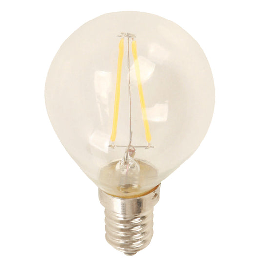 BOMBILLO LED FILAMENTO G45 E14 2W  120V 2700K