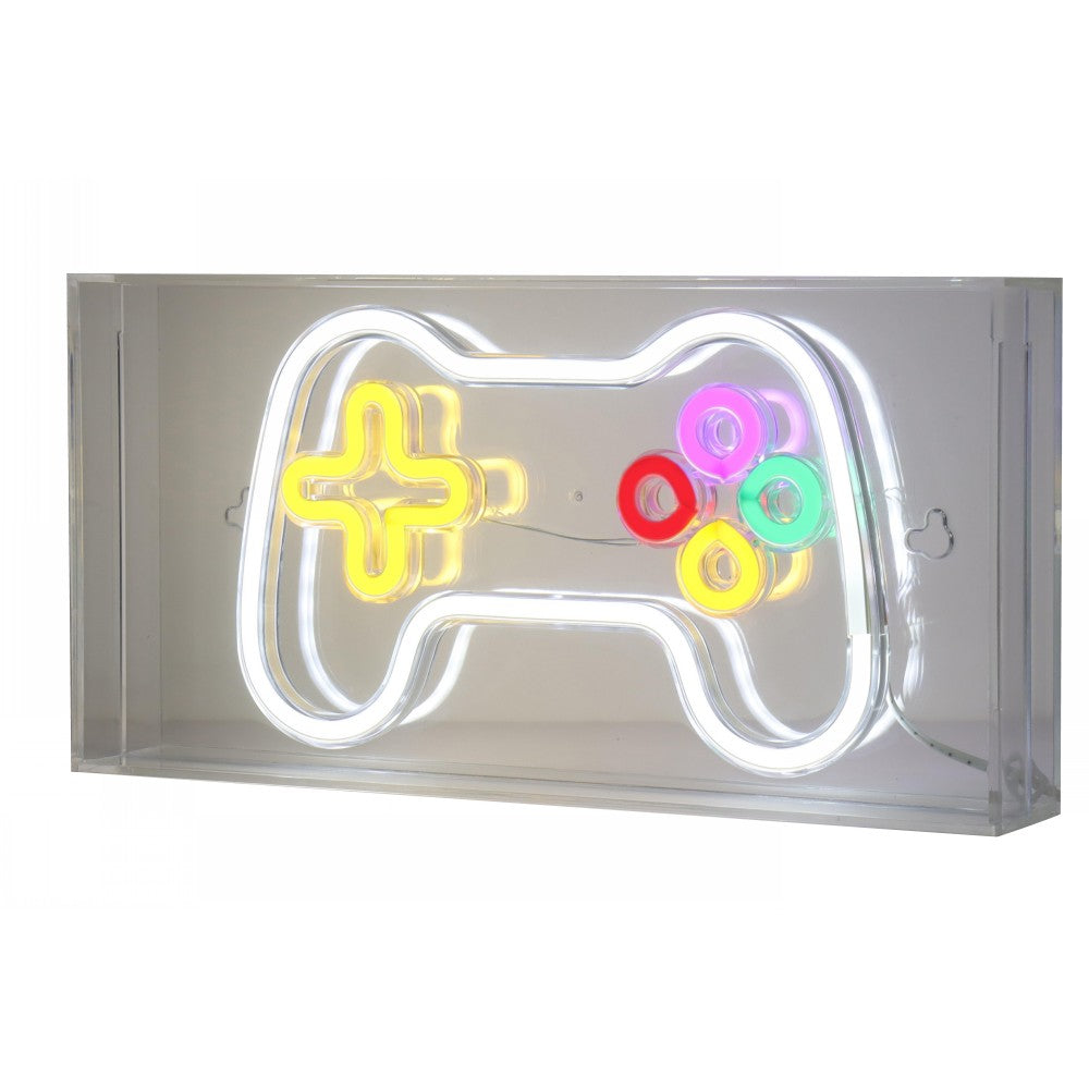 Lámpara LED Retro Gaming control para mesa 5W USB 5V luz blanca 5000K