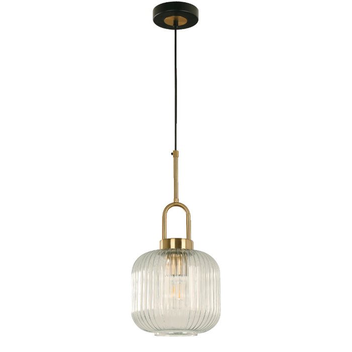 LAMP. COLGANTE NEGRO 1L E27 60W