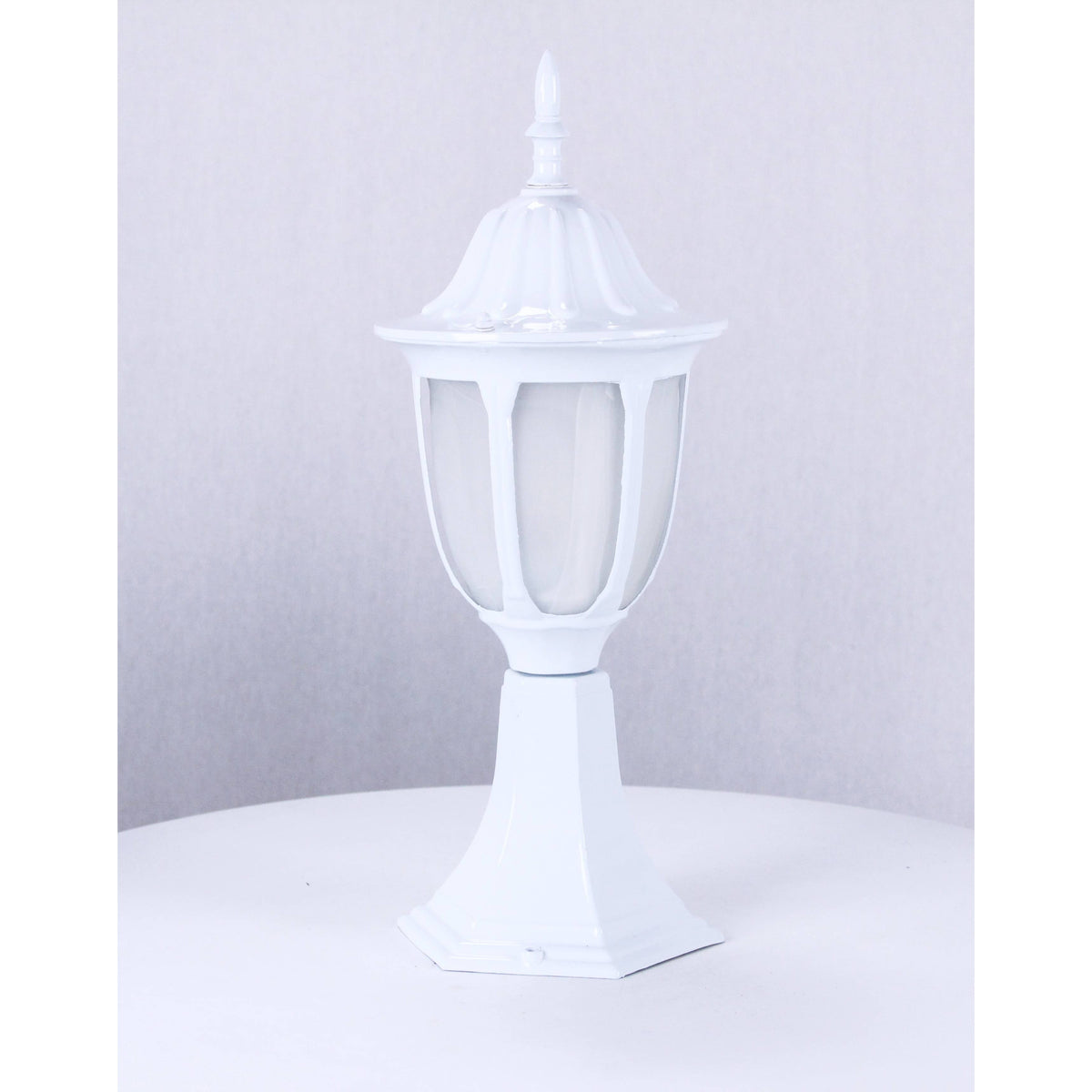 LAMP. EXT. POSTE BLANCO 1L E27 60W