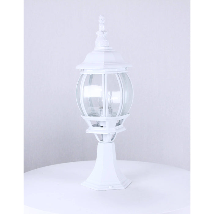 LAMP. EXT. POSTE BLANCO 1L E27 100W