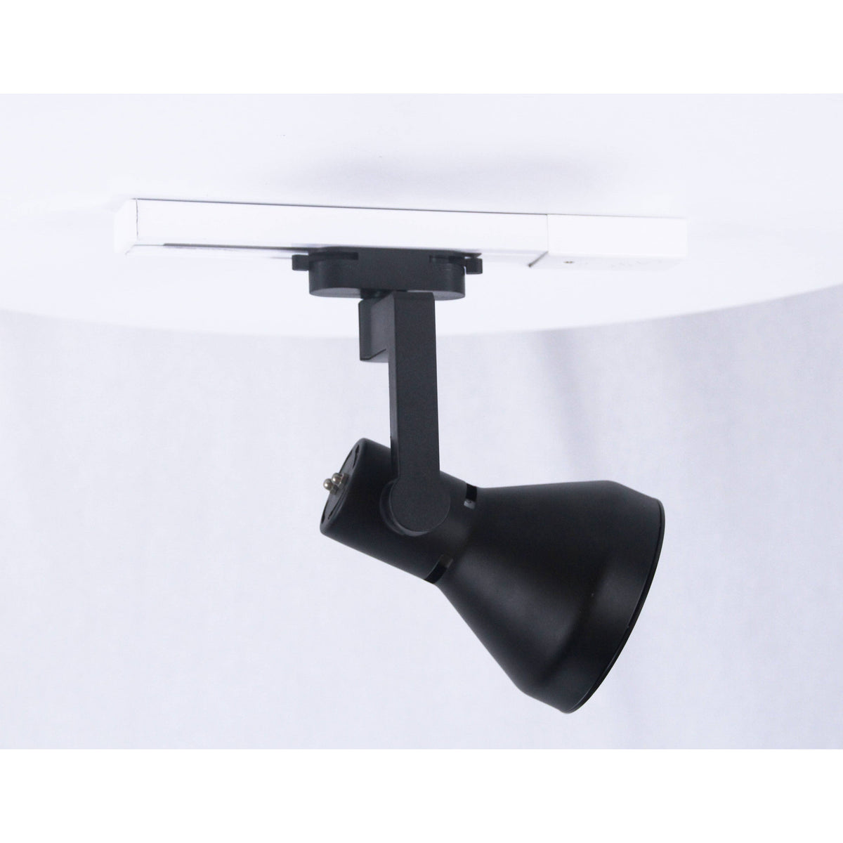 LAMP. DE RIEL NEGRO 1LUZ E27 9W N/B