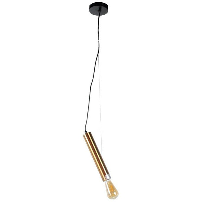 LAMP. COLGANTE BRONCE 1L E27 40W