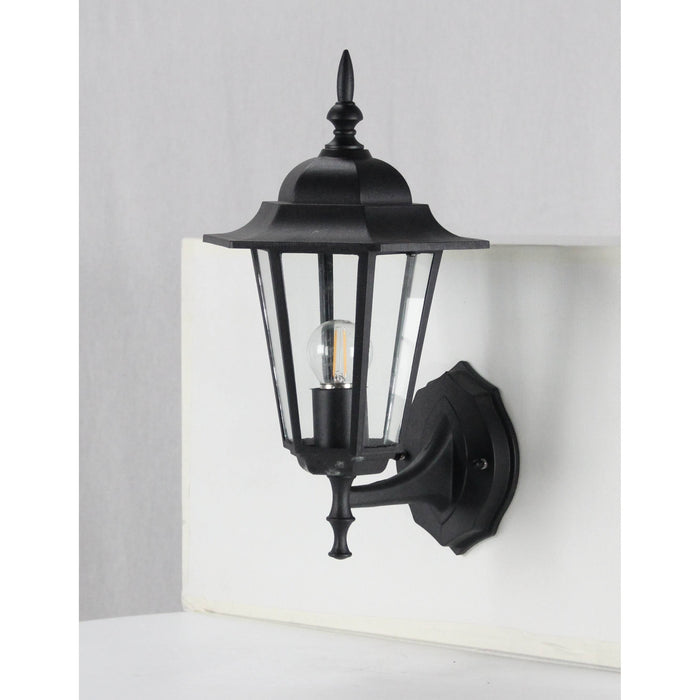 LAMP. EXT. PARED NEGRO 1L E27 100W