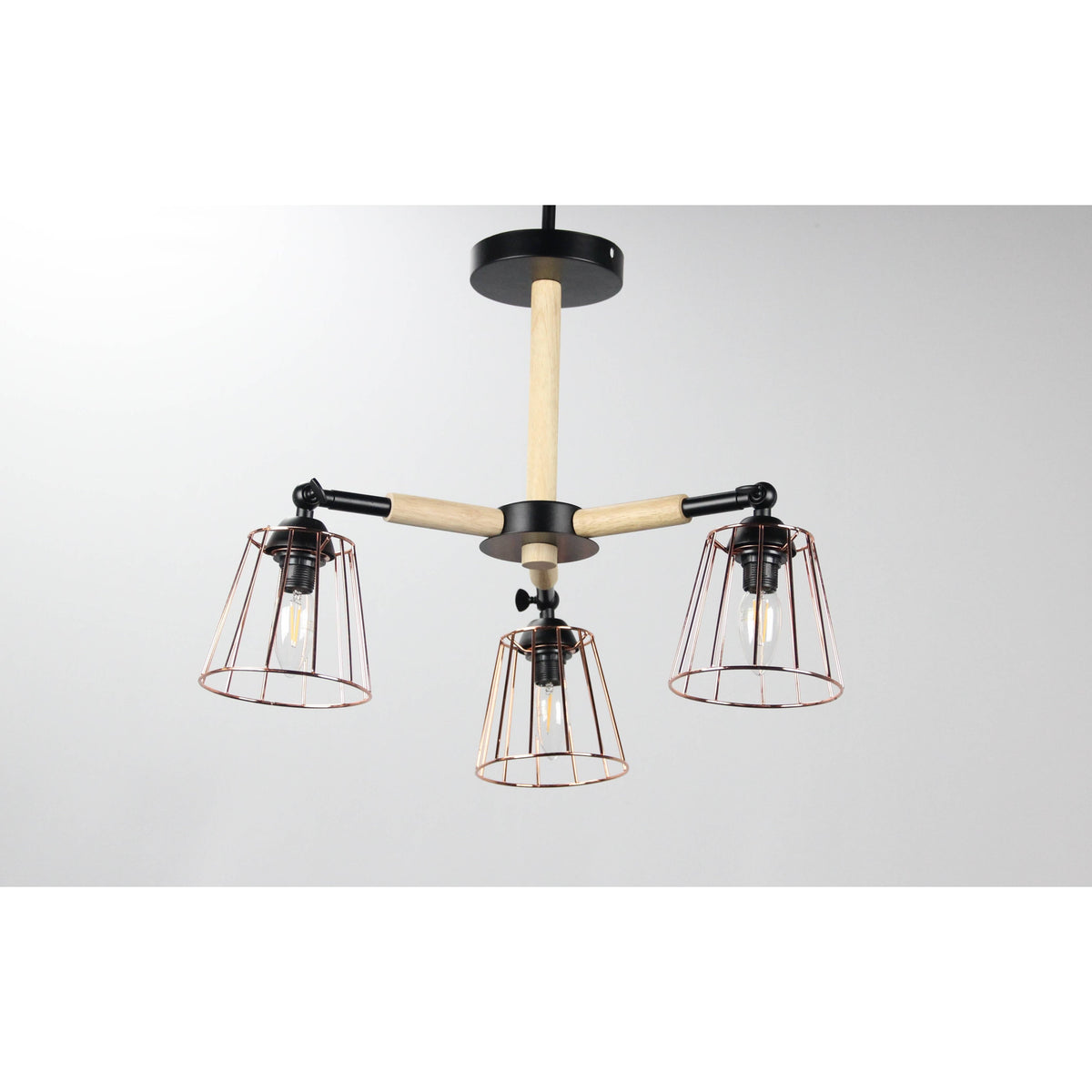 LAMP. TECHO NEGRO 3L E14 40W