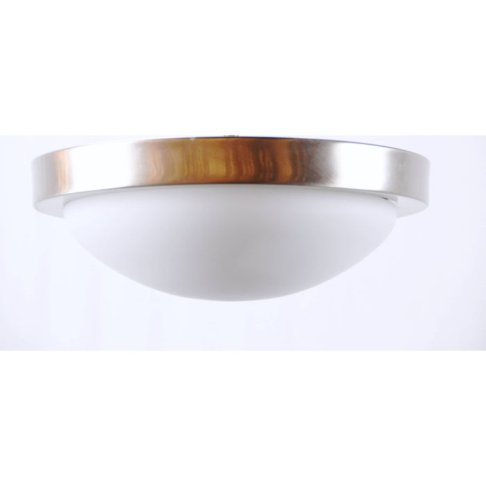 LAMP. TECHO NÍQUEL SATINADO 2L E27 60W