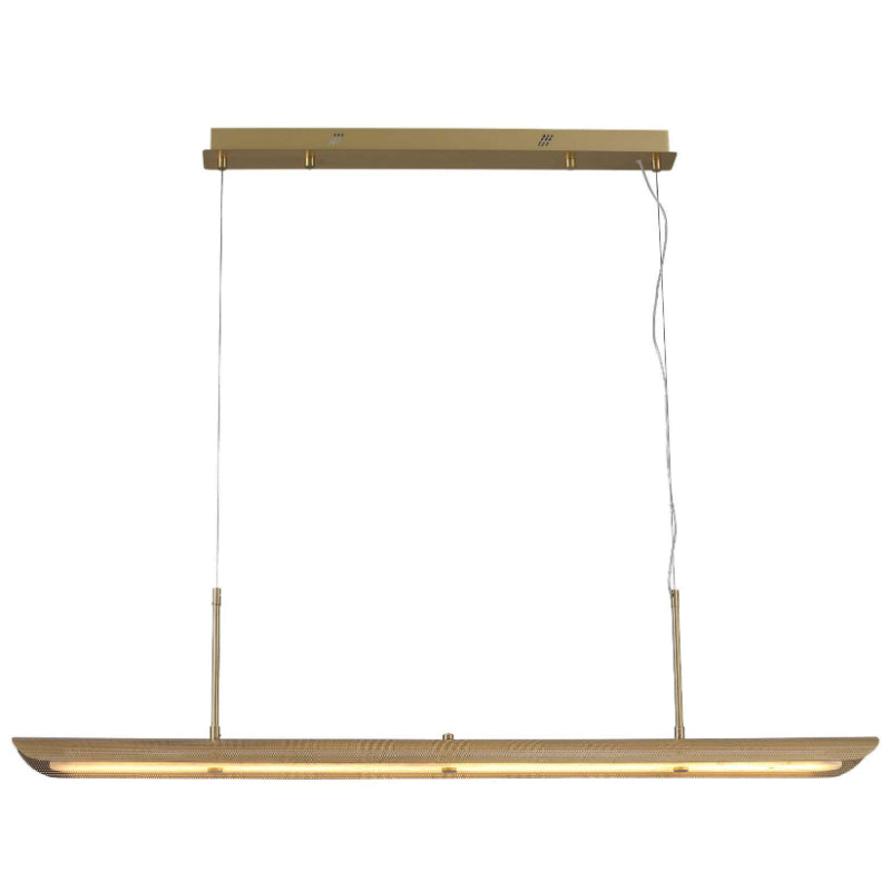 LAMP. LED COLGANTE DORADO 1L 60W 100-240V 3000K