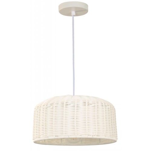 LAMP. COLGANTE BLANCO 1L E27 40W