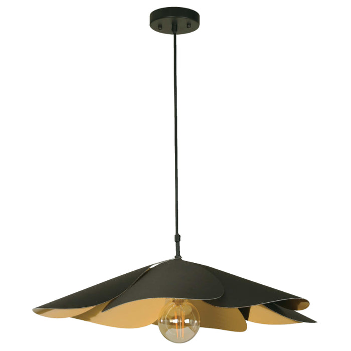 LAMP.  TECHO NEGRO 1L E27 40W