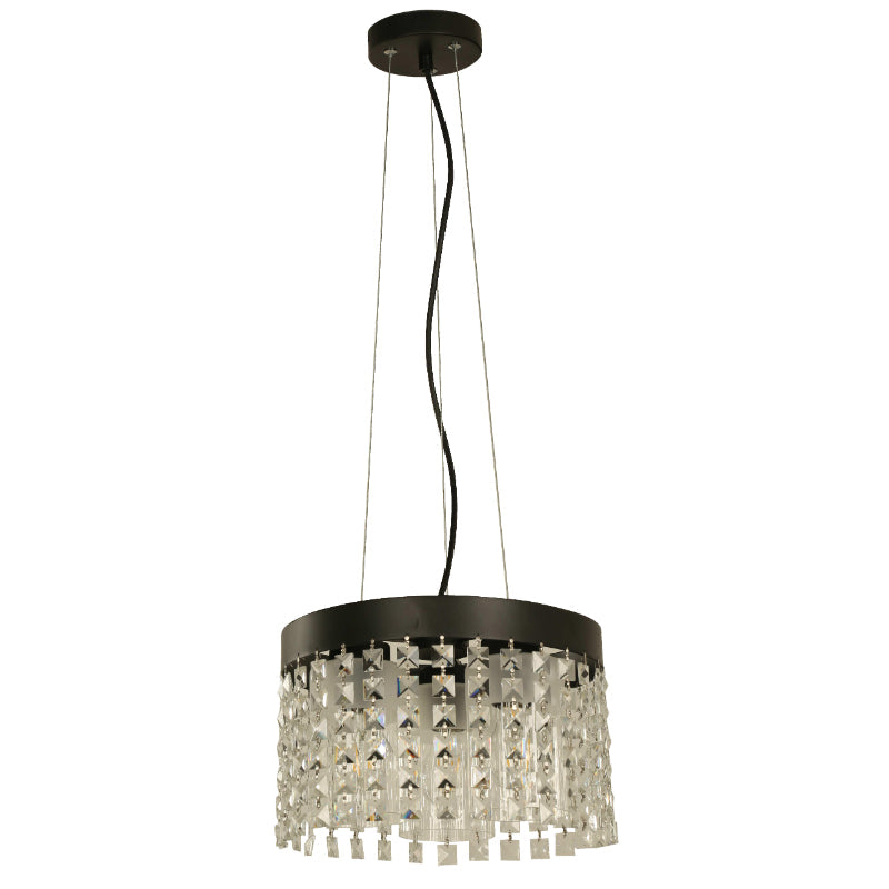 LAMP. COLGANTE NEGRO 3L E27 60W