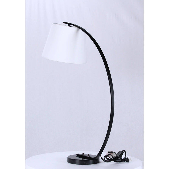 LAMP. MESA NEGRO 1L E27 60W (CUERPO)