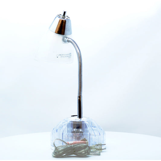 LAMP. ESCRITORIO TRANSPARENTE 1L E27 40W