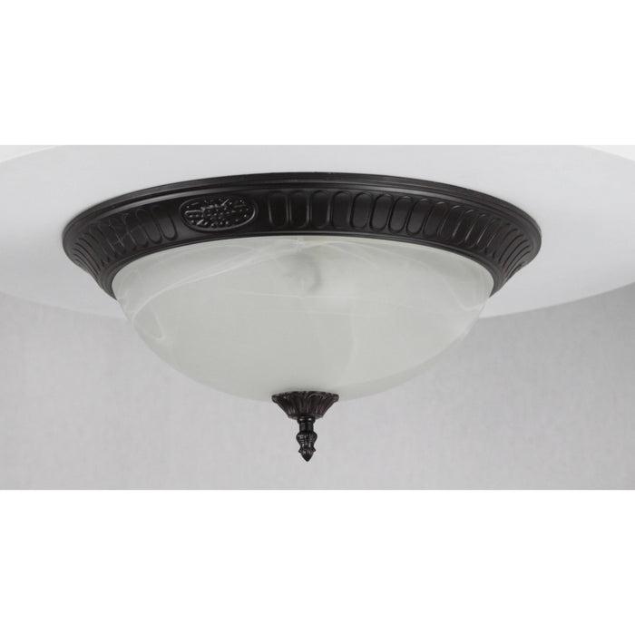 LAMP. TECHO BRONCE CEPILLADO 2L E27 40W
