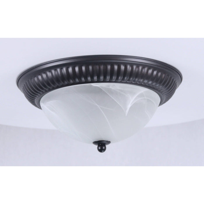LAMP. TECHO CHOCOLATE 1L E27 60W (2 PIEZAS)