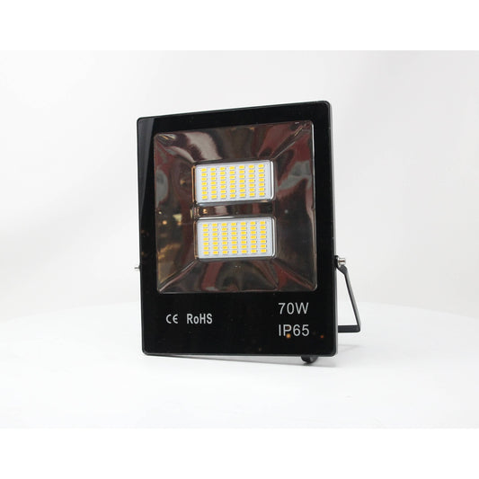LAMP. LED EXT. REFLECTORA NEGRO 70W 110-240V 3000K (SLIM)
